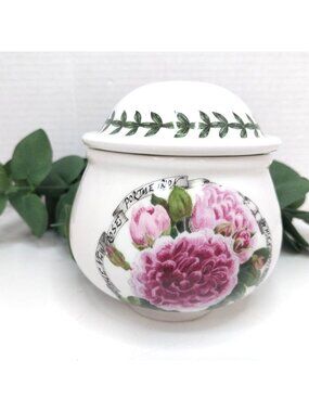 Portmeirion Millennium Rose Sugar Bowl Vintage England